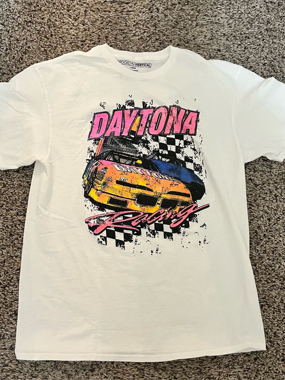 Daytona Racing Graphic T-Shirt Size Large